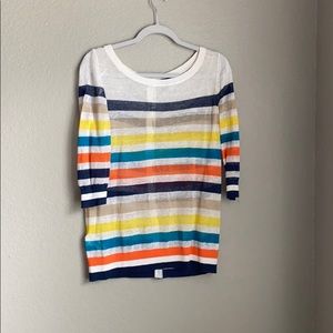 Ann Taylor striped cardigan